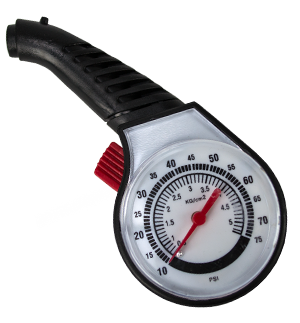 Dial Tire Gauge 10-75 PSI Economy (10-75 PSI)