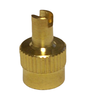 Valve Cap with Core Tool (Brass)