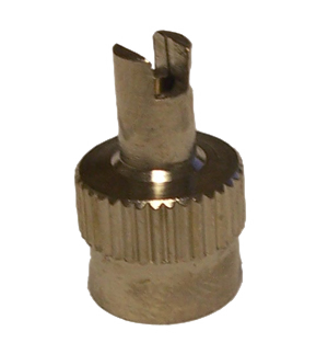 Valve Cap with Core Tool (Nickel)