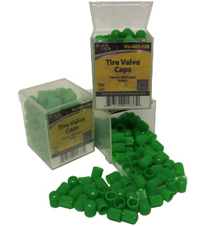 Plastic Valve Cap w/ Seal Green (Nitrogen) Plastic
