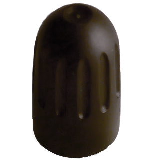 TPMS Valve Cap Black Plastic w/ Seal