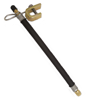 9"   Rubber Valve Extension w/Clamp for Dual Wheels