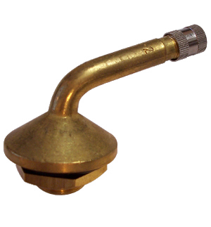 Brass Clamp-In Valve European Style, 20.5mm Rim Hole