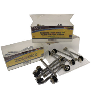 Vs-511 - Nickel Plated Clamp-in Valve Fits Alcoa Aluminum Wheels