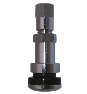 Chrome  Valve, Max 200 PSI 1 1/2" eff. Length, .453 Rim Hole